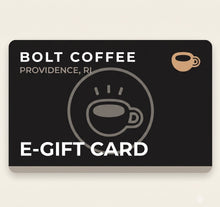 Bolt Coffee Digital Gift Card - Online Store Only